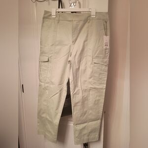 Women's Light Green Cargo Pants